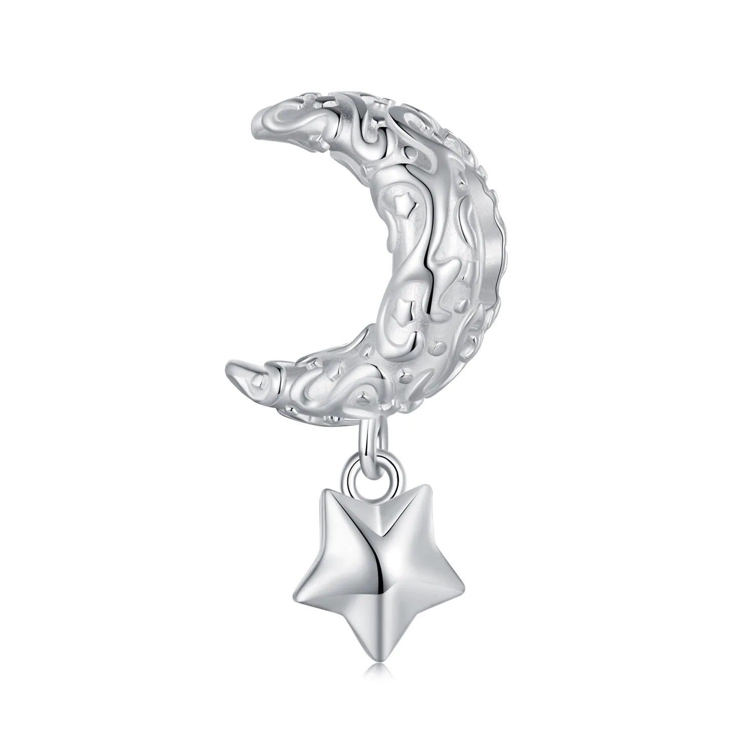 ciondolul în stil pandora cu modelul lună scc2619