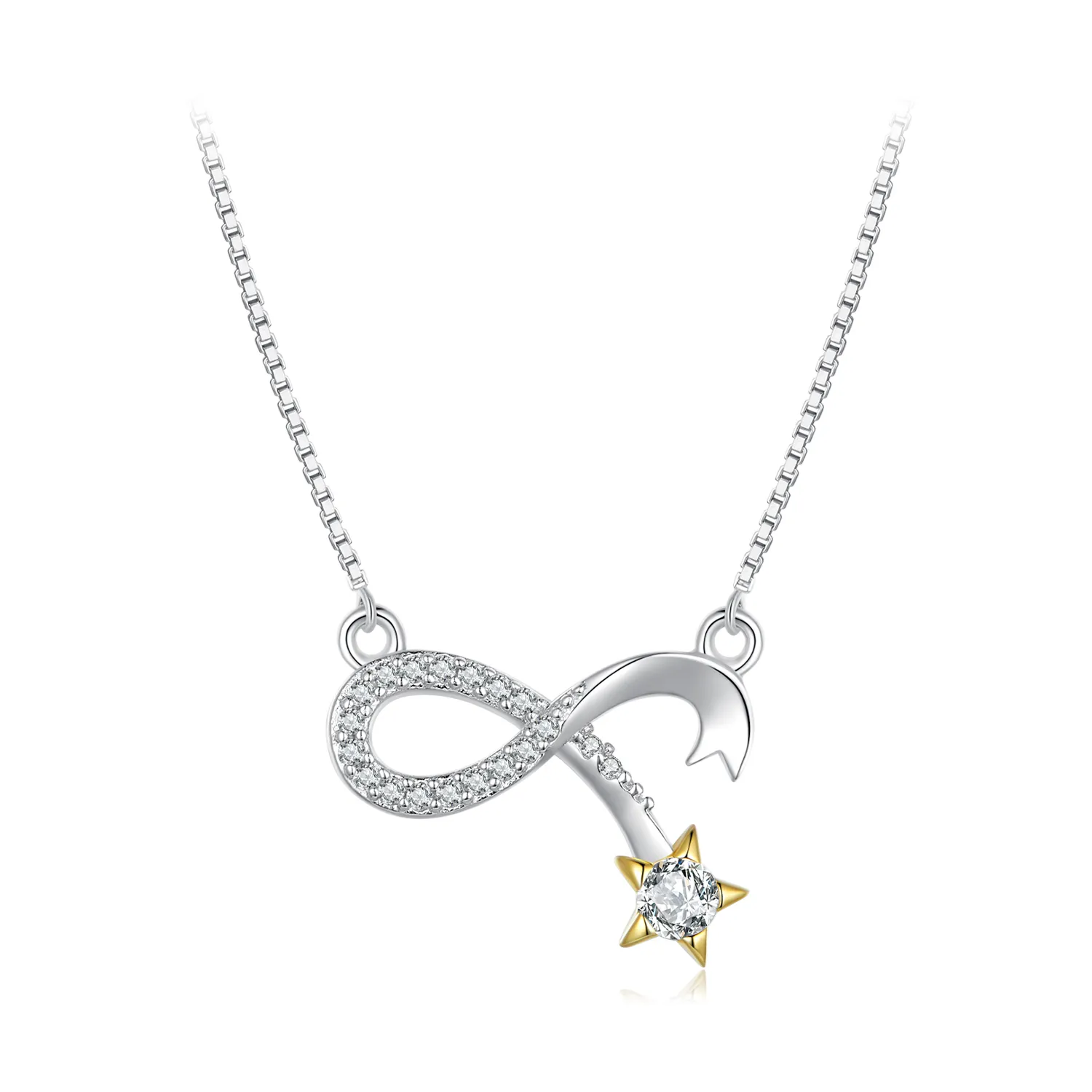 colier cu simbolul infinitului de stil pandora bsn351