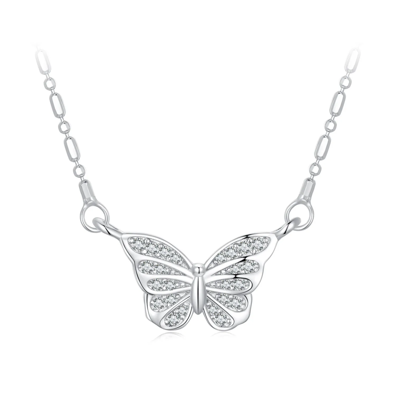 colier inteligent în stil pandora cu fluture bsn352