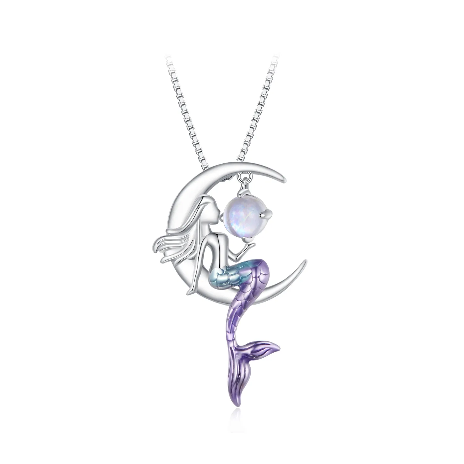colier stil pandora cu sirena bsn338