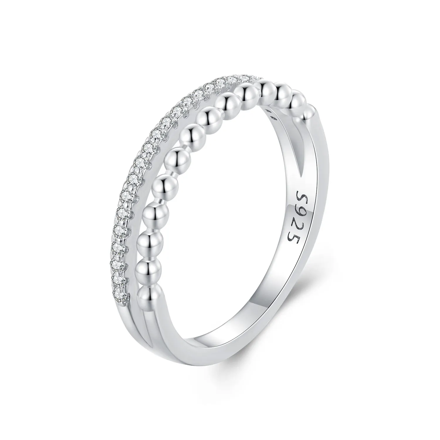inel cu două straturi de stil pandora bsr463