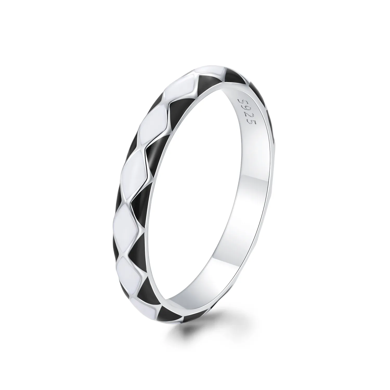 inel cu model în stil pandora și diamante scr943