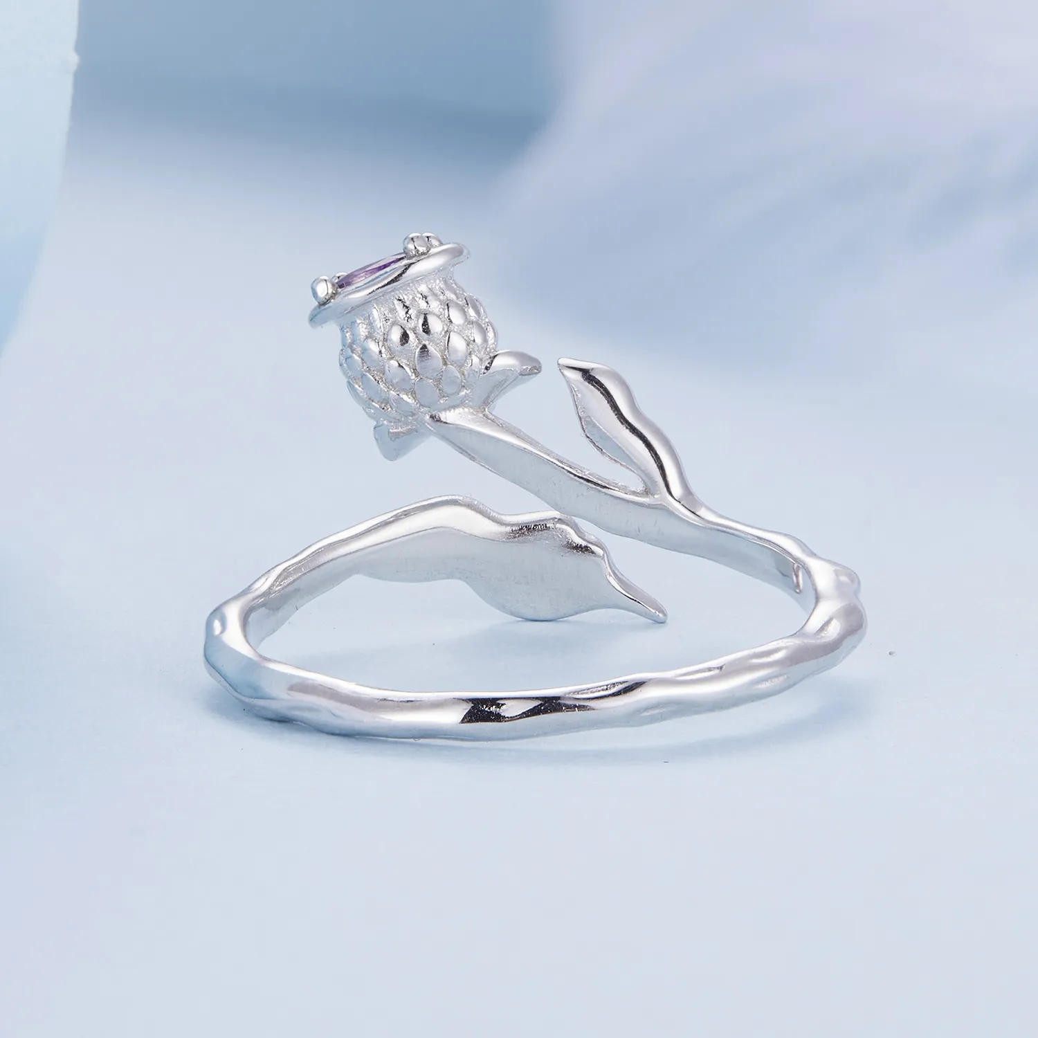 Inel deschis cu stil Pandora și motive de floarea-soarelui - BSR397