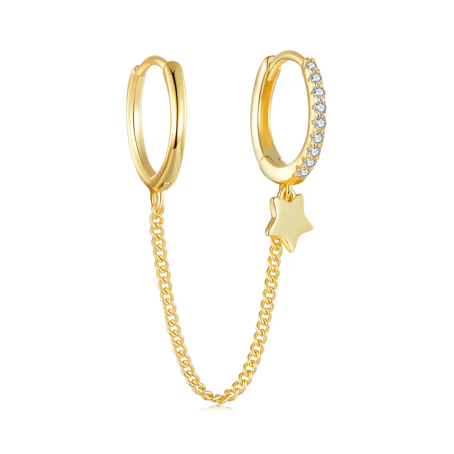 lanțul de siguranță astropath golden în stil pandora sce914 b
