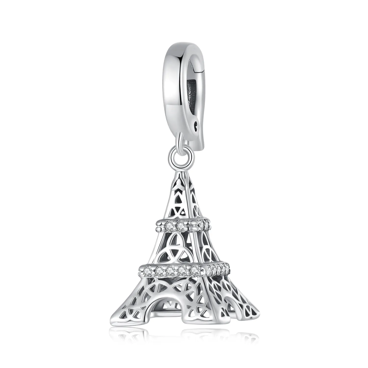 Pandantiv stil Pandora cu turnul Eiffel - SCC2570