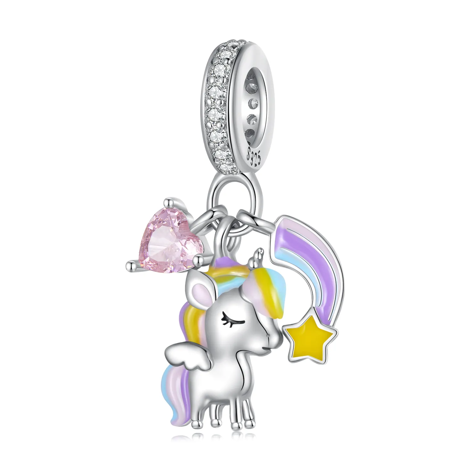 pandora stil arc unicorn dangle scc2468