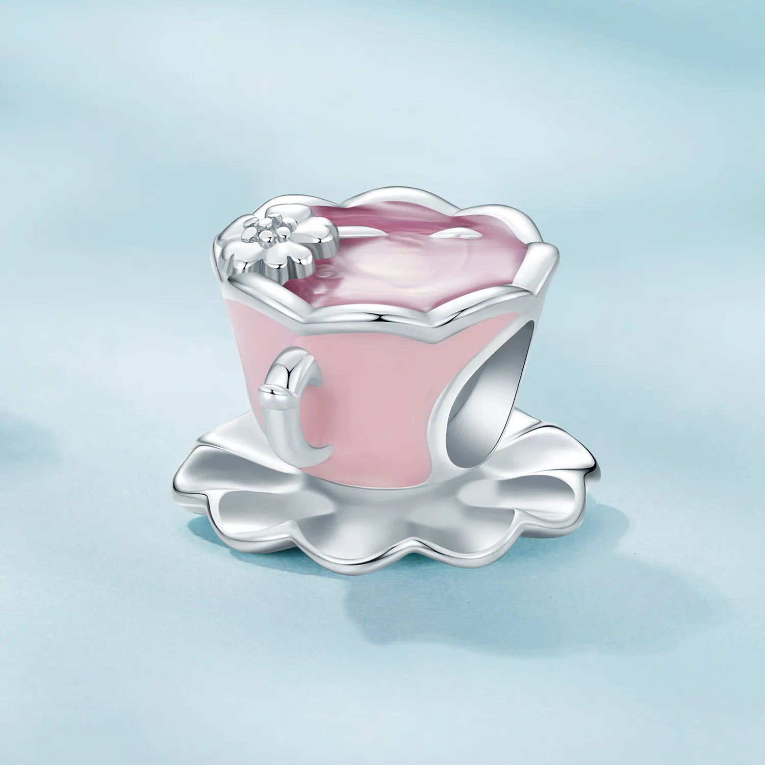 Pandora Stil Ceai Cupă Floare Ciondol - SCC2563