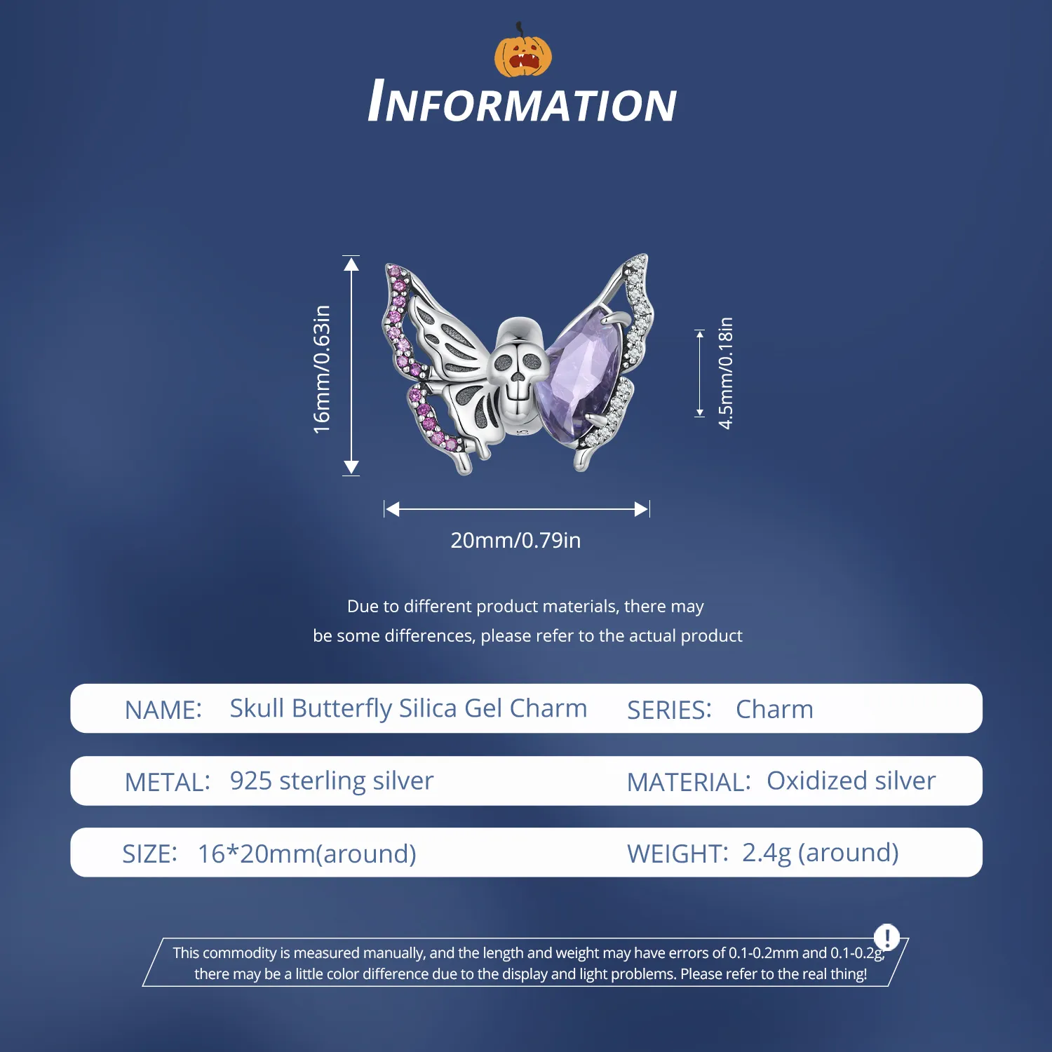 Pandora Stil Farmecul Fluturelui Schelet - BSC911