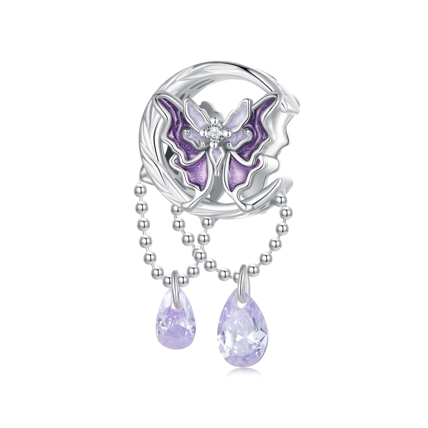 pandora stil lună fluture charm scc2545