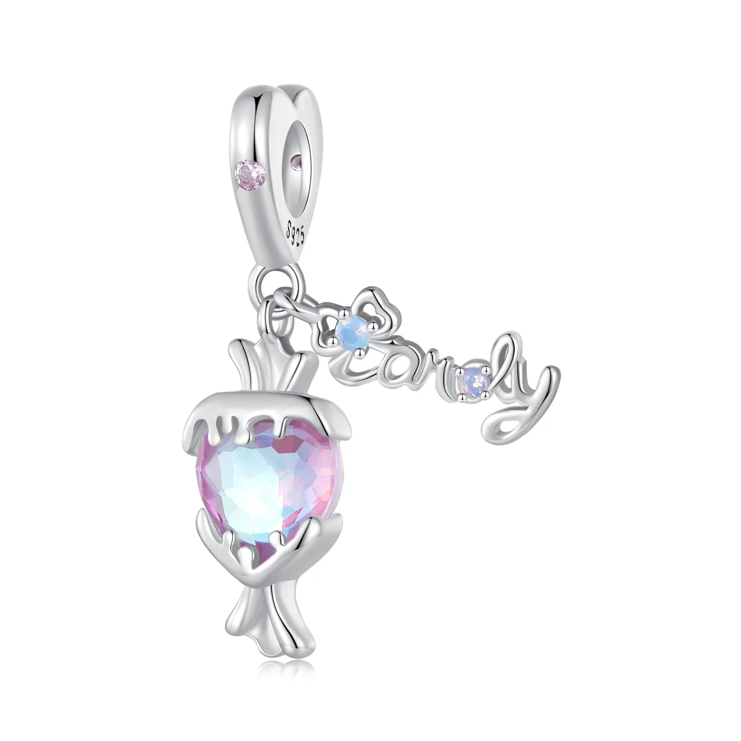 pandora stil roșu candy dangle scc2640