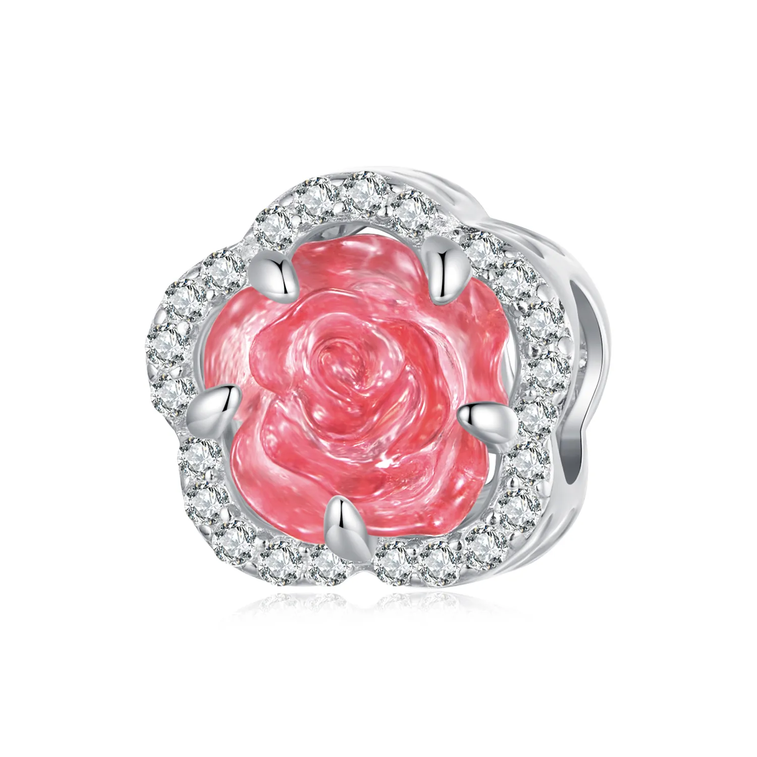pandora stilul pandantiv cristal roz bsc904