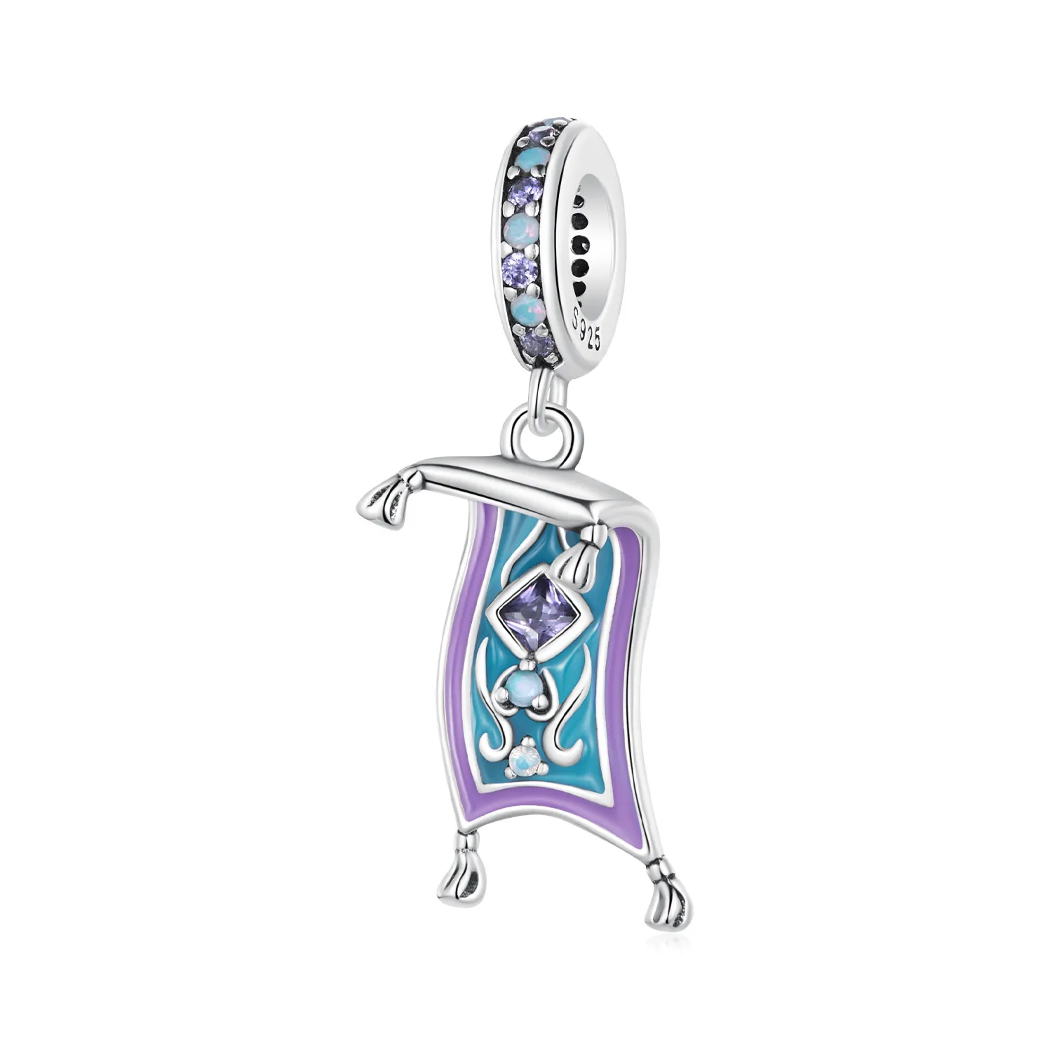 pandora style cercei cu pendul covor magic bsc894