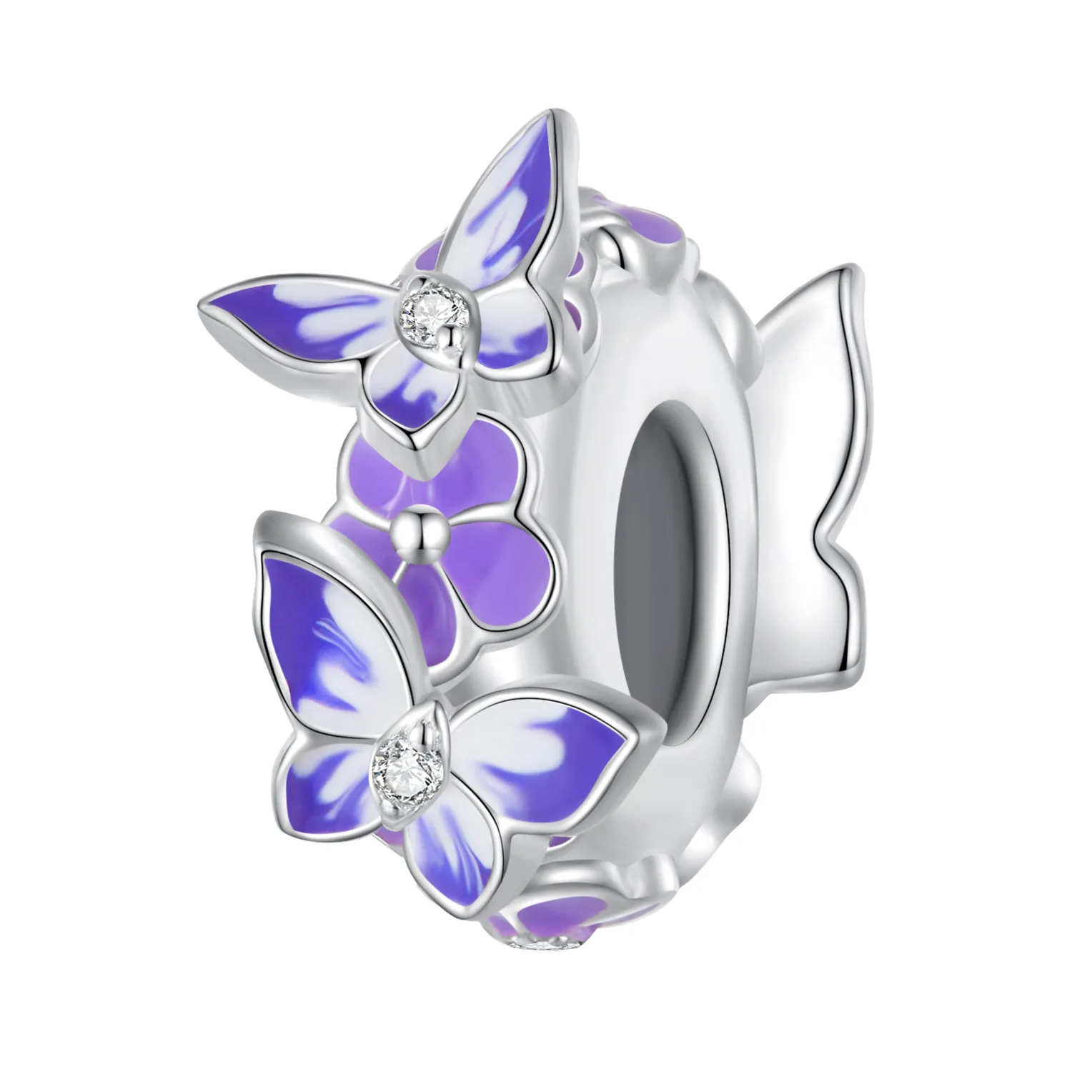 spacer stil pandora cu fluture scc2462