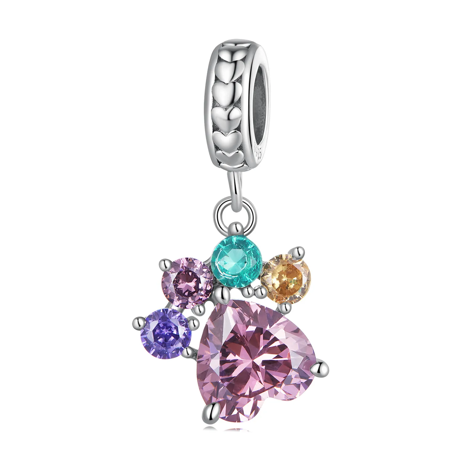 stilul pandora catenă draguță și colorată cu gheare scc2478