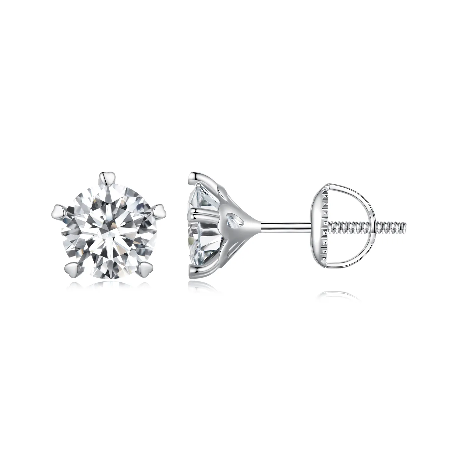 studs uri pandora style cu moissanite de 1 ct mse024 l