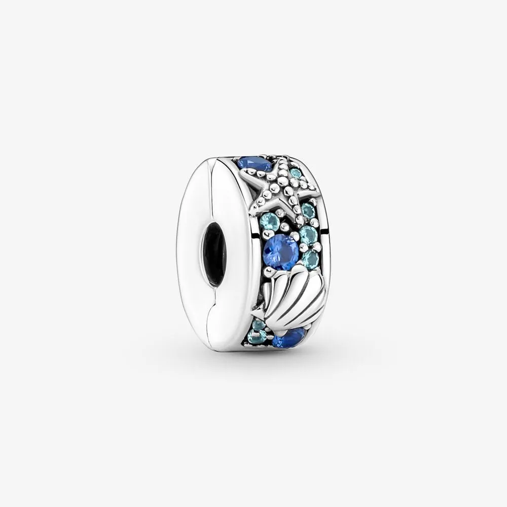 talisman cu fixare ușoară cu stea de mare tropicală și cochilie 791678c01