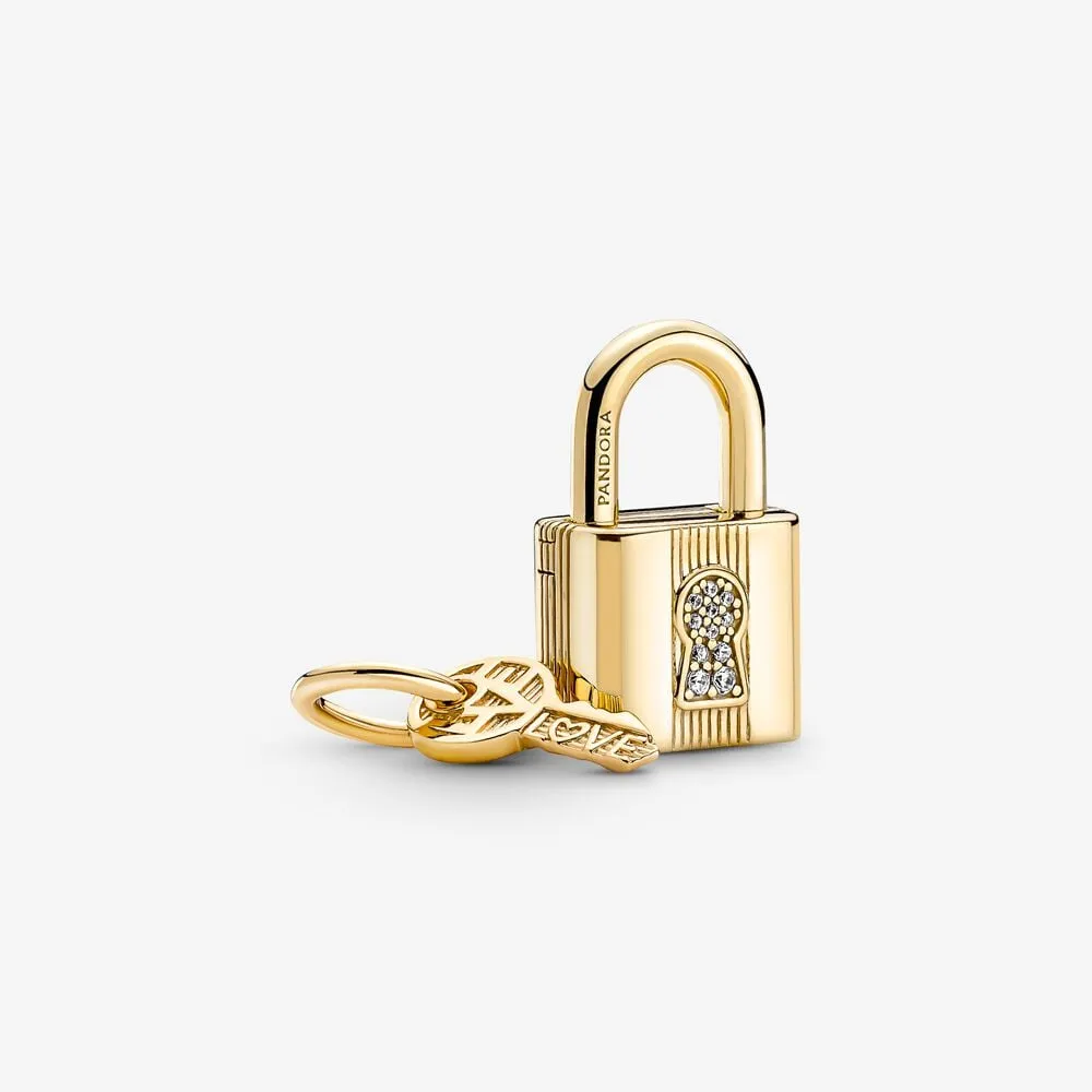 talisman tip pandantiv cu cheie și lacăt 760088c01