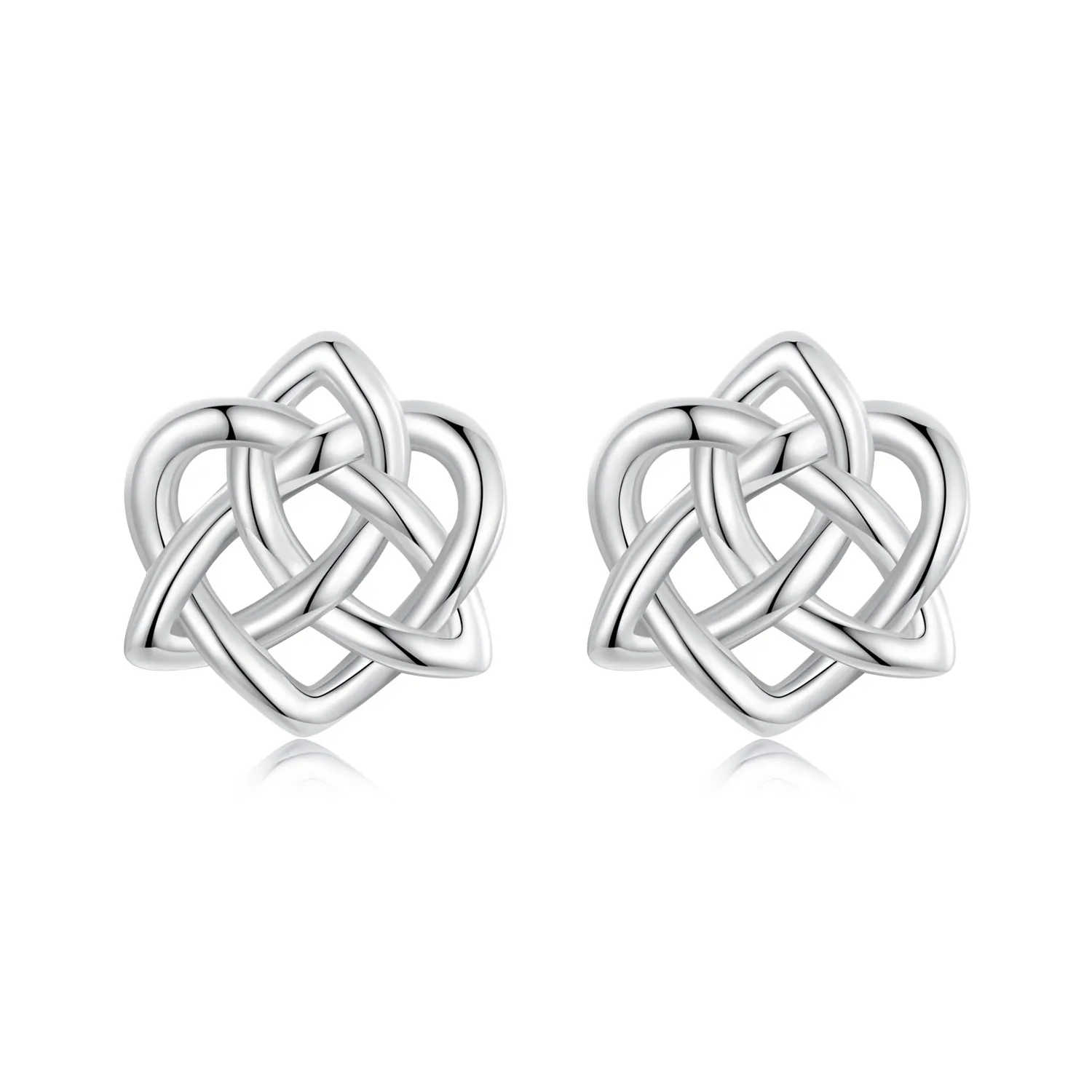 cercei cu nod celtic stil pandora bse958