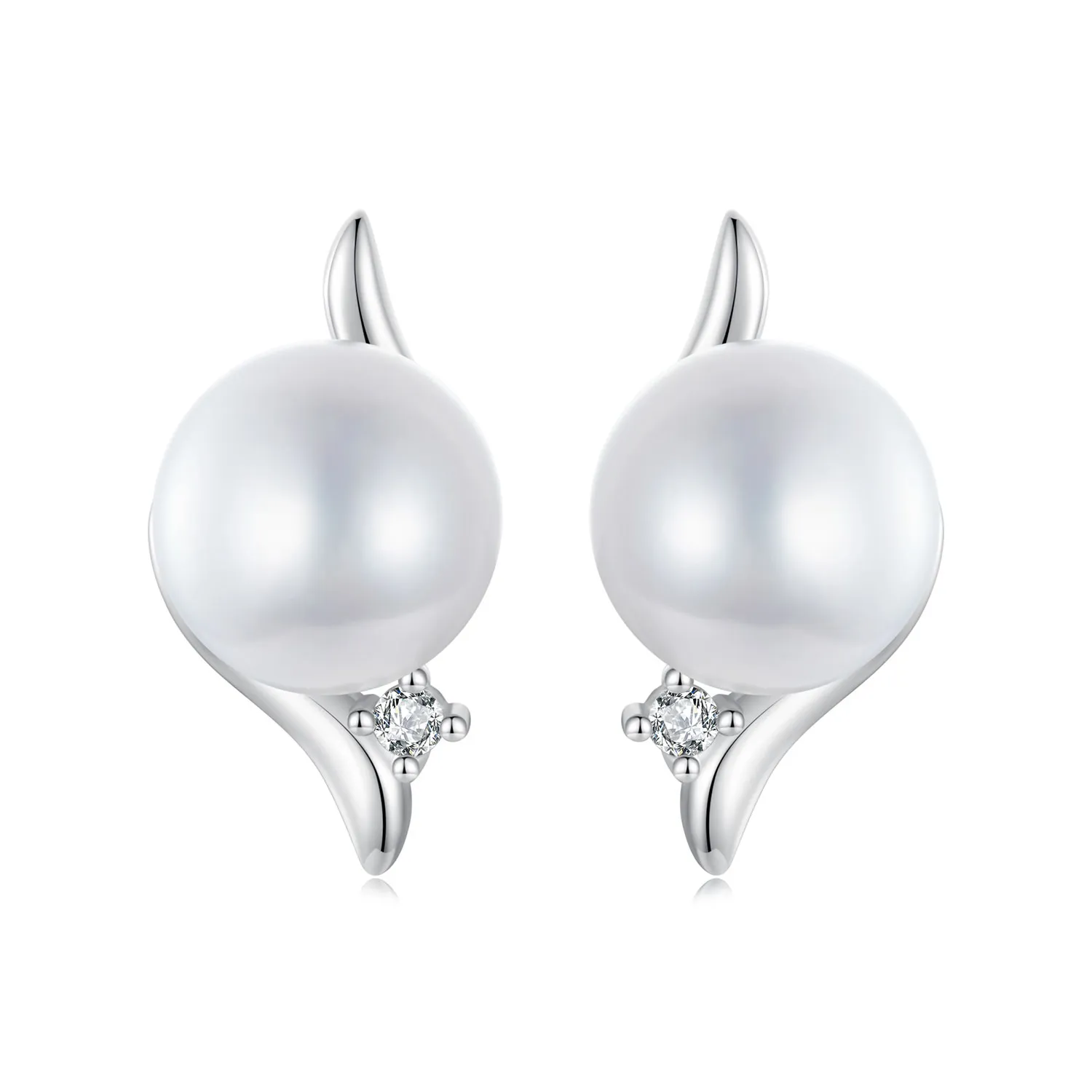 cercei cu perle naturale stil pandora bse961