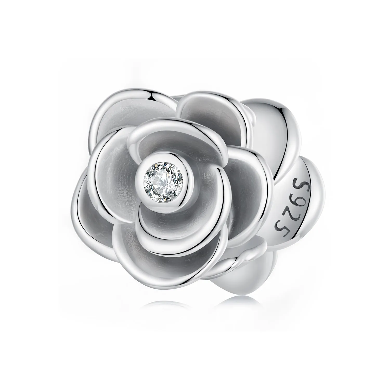 charm tridimensional cu trandafiri stil pandora scc2705