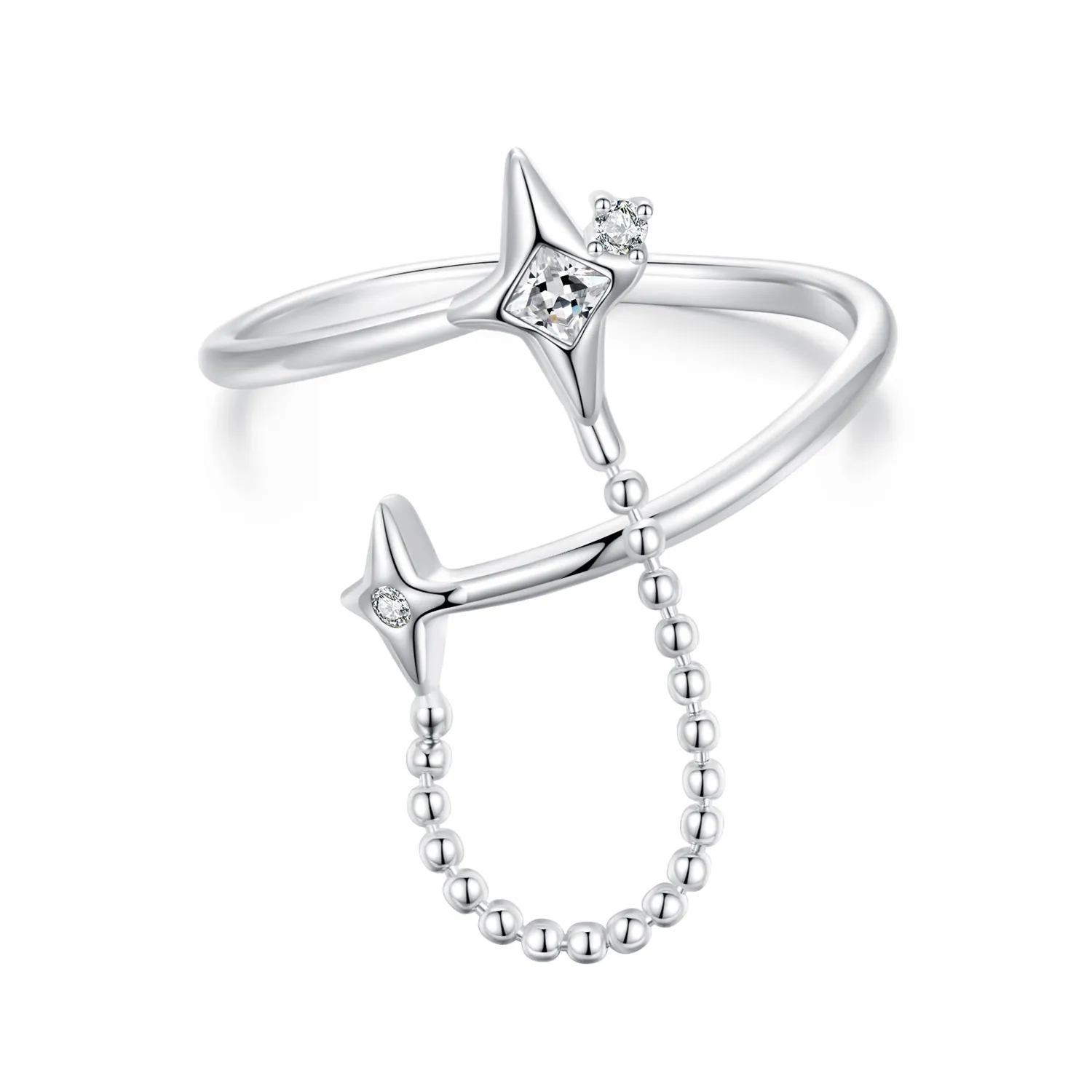 inel deschis în stil pandora starlight bsr519e