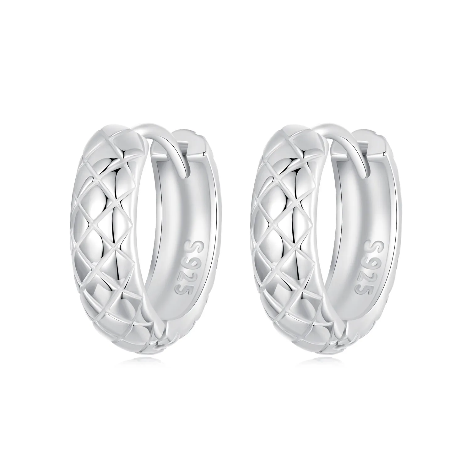 cercei cu model de diamante în stil pandora bse983