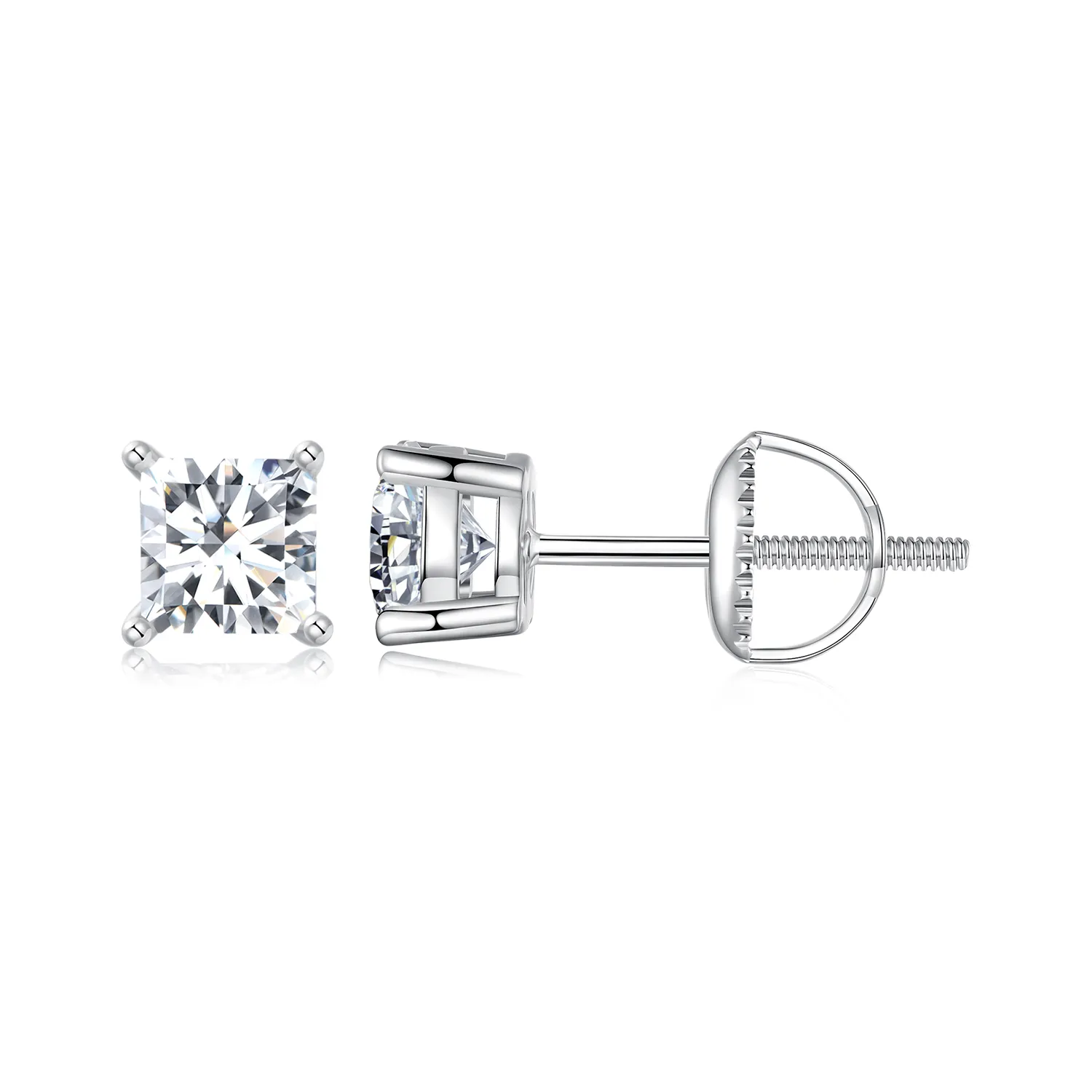 cercei moissanite stil pandora două certificate mse047l