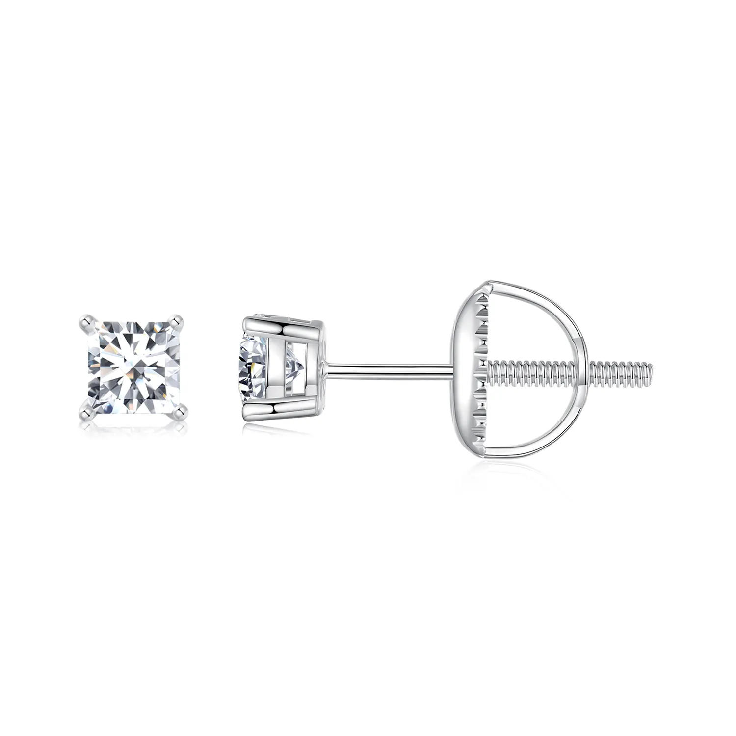 cercei moissanite stil pandora un certificat mse047s