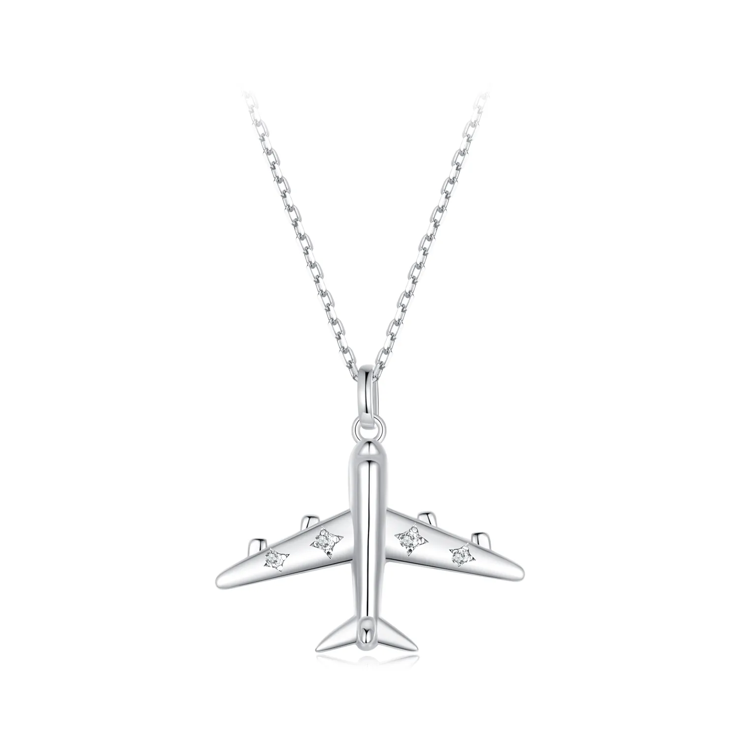 colier cu avion în stil pandora scn522