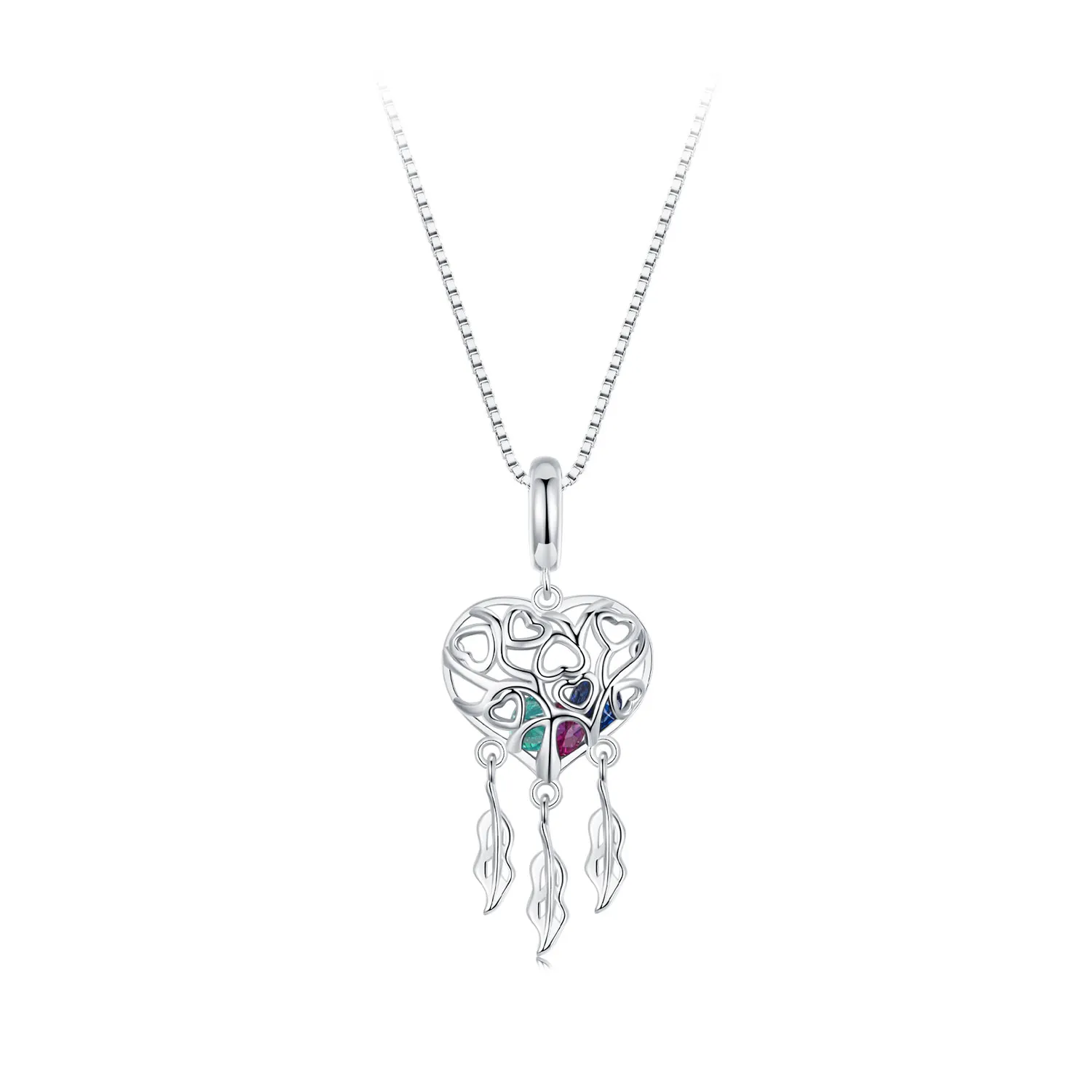 colier dream catcher arborele vieții în stil pandora scn519