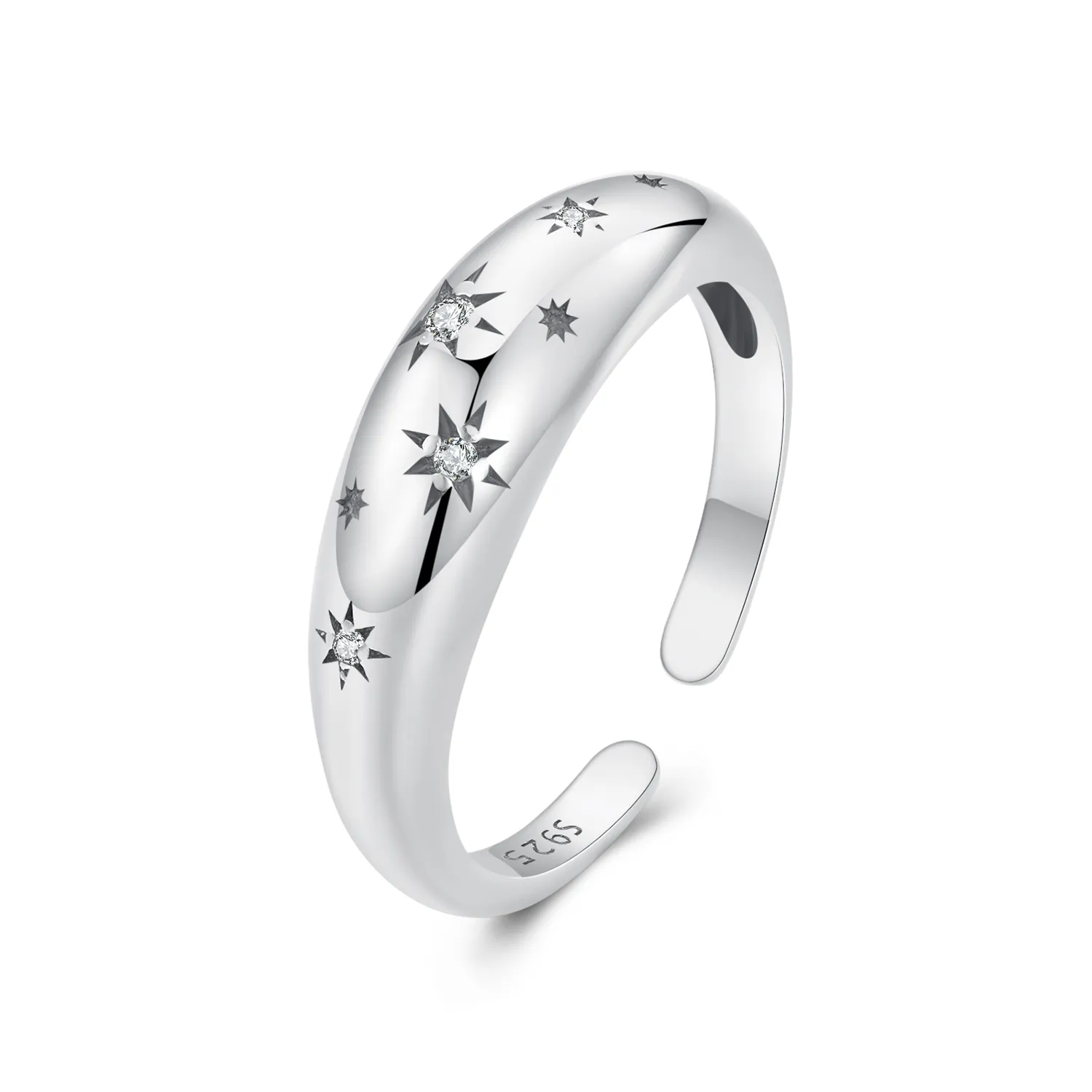 inel deschis cu stea stil pandora bsr547e