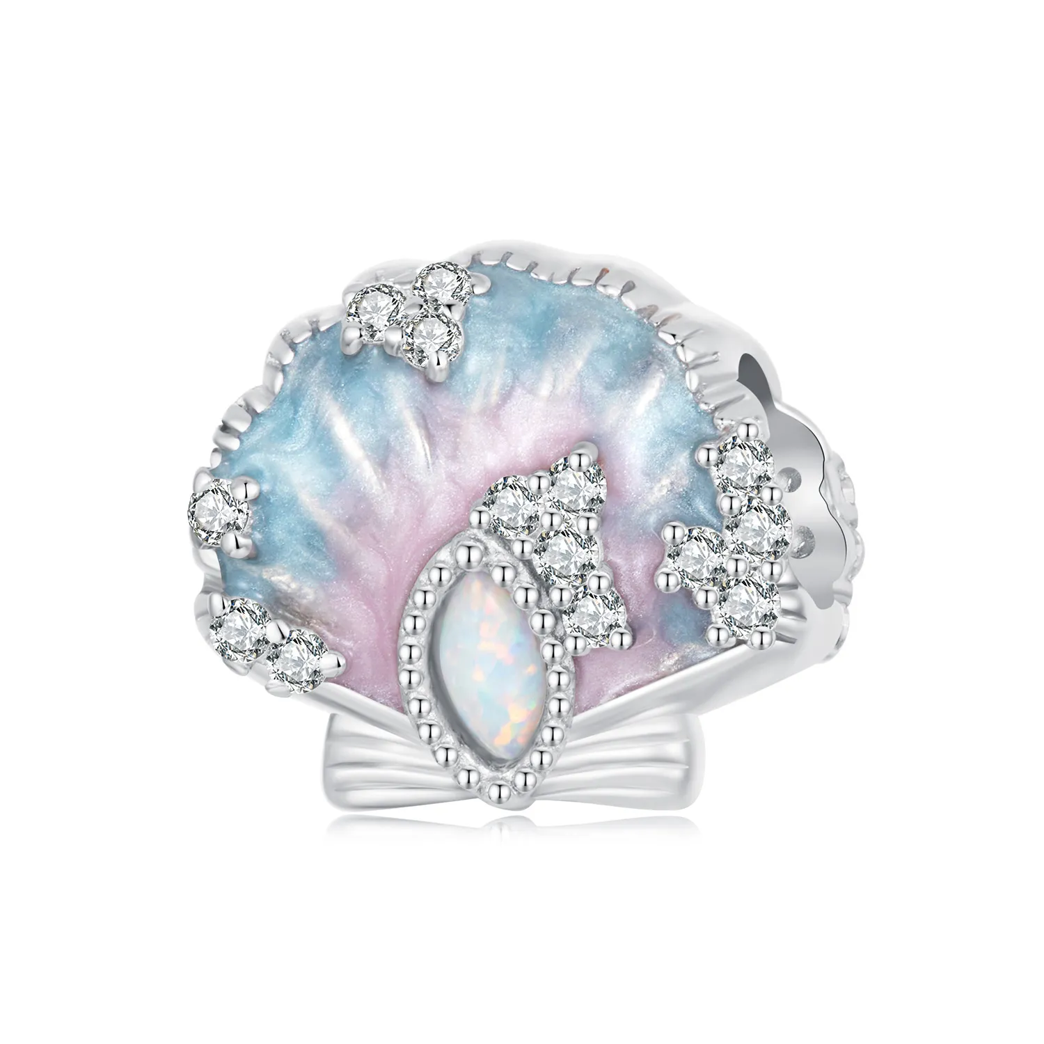 breloc de scoici colorat pandora tip fantasy bsc1017