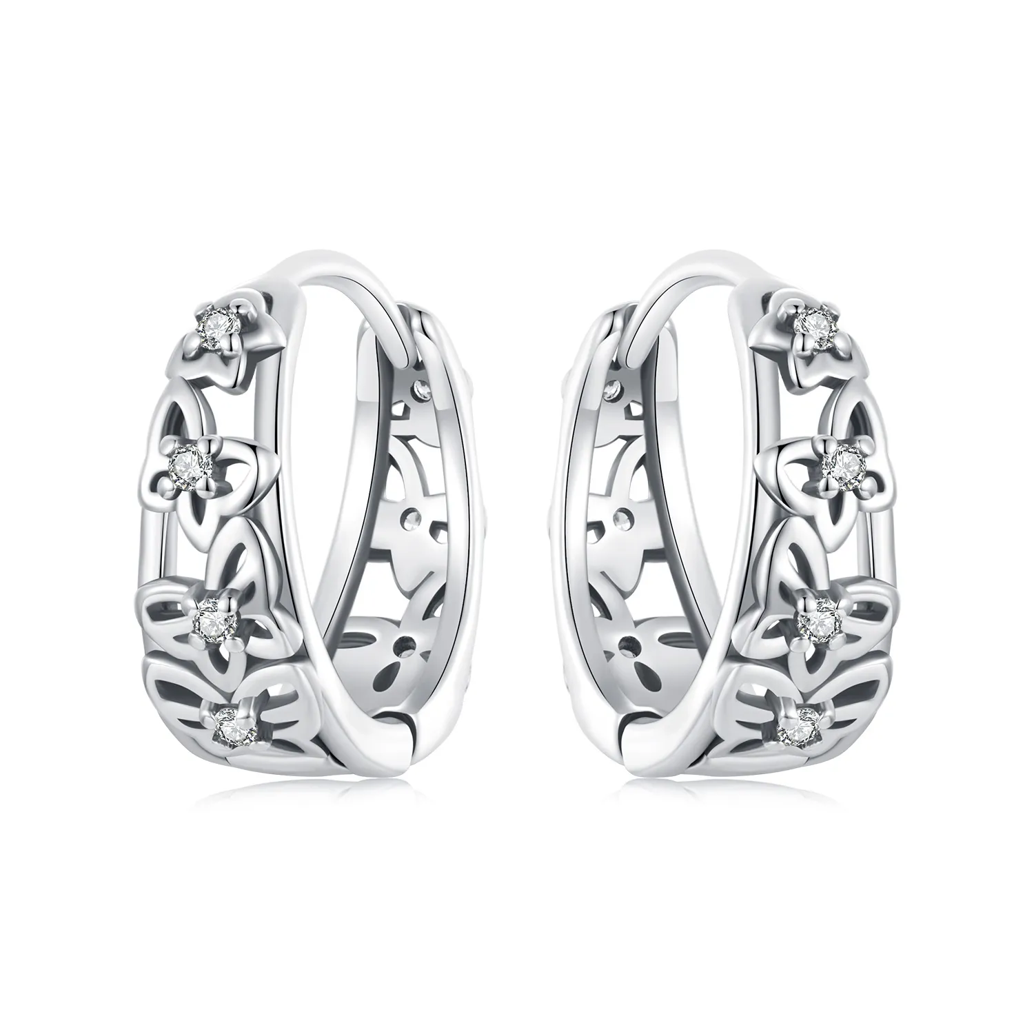 cercei fluture hollow style pandora sce1746