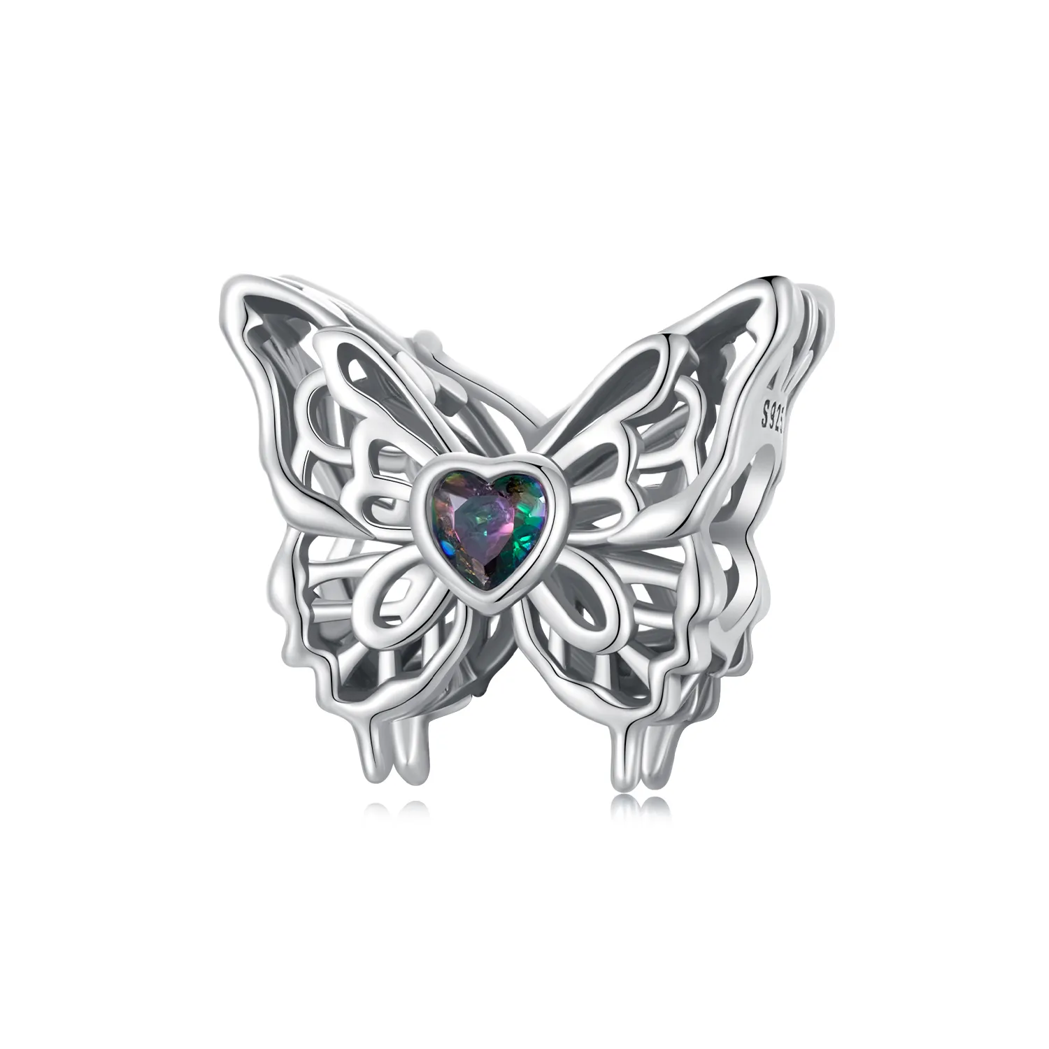 charm pandora tip butterfly dance scc2819