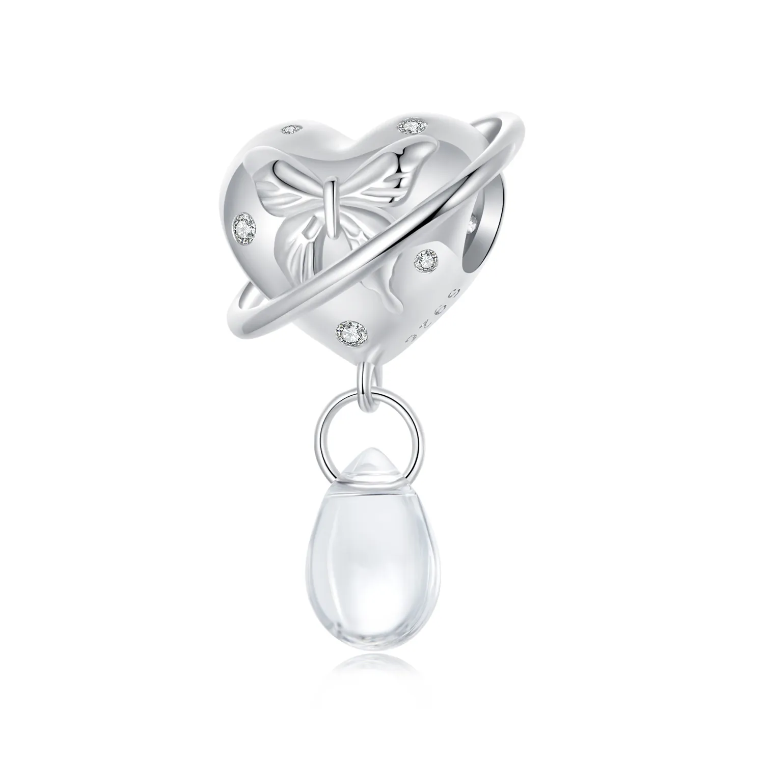 charm pandora tip butterfly planet scc2787