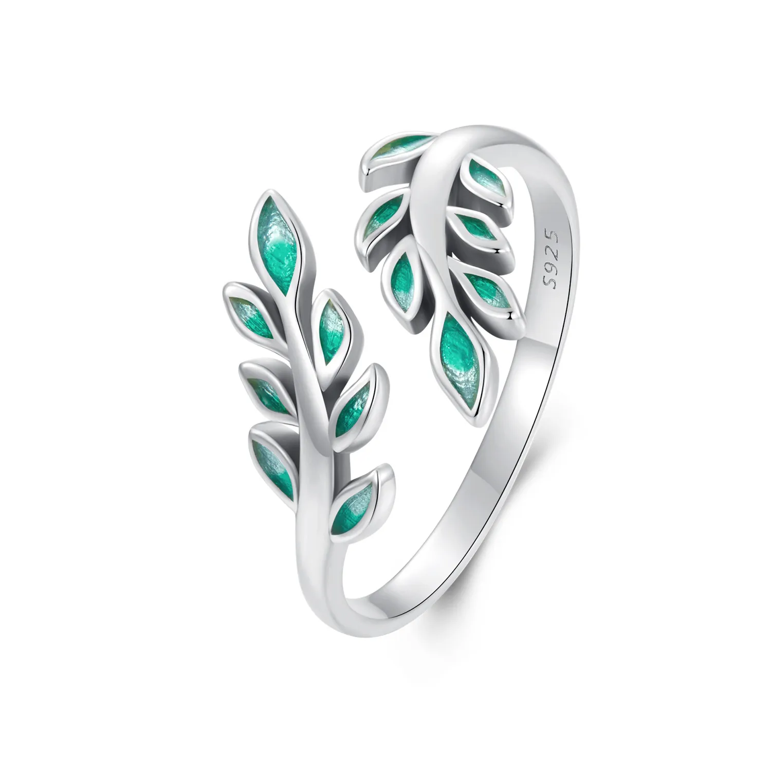 inel deschis frunze stil pandora bsr542e