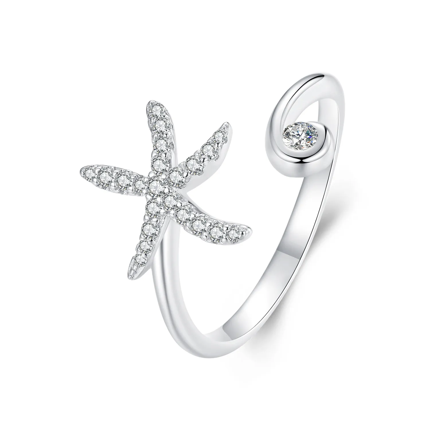 inel deschis stil pandora starfish bsr560e