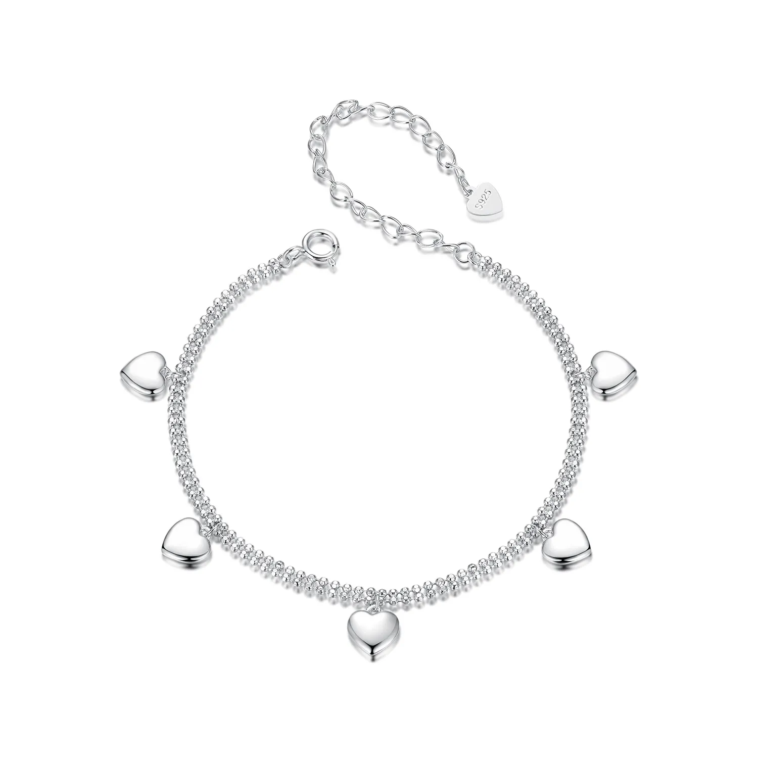 bratara din margele pandora style love cu strat dublu bsb190