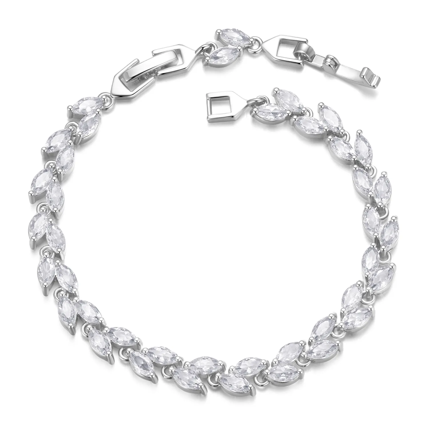 brățară frunză de măslin stil pandora yib069 a