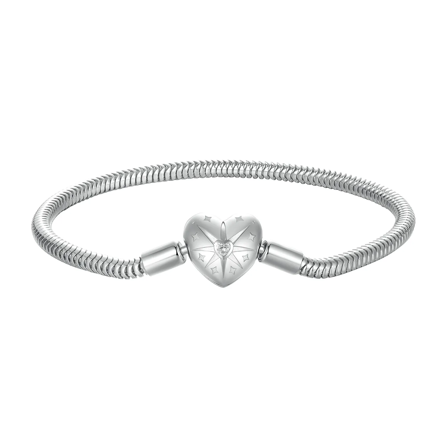 brățară pandora style star heart basic bsb196