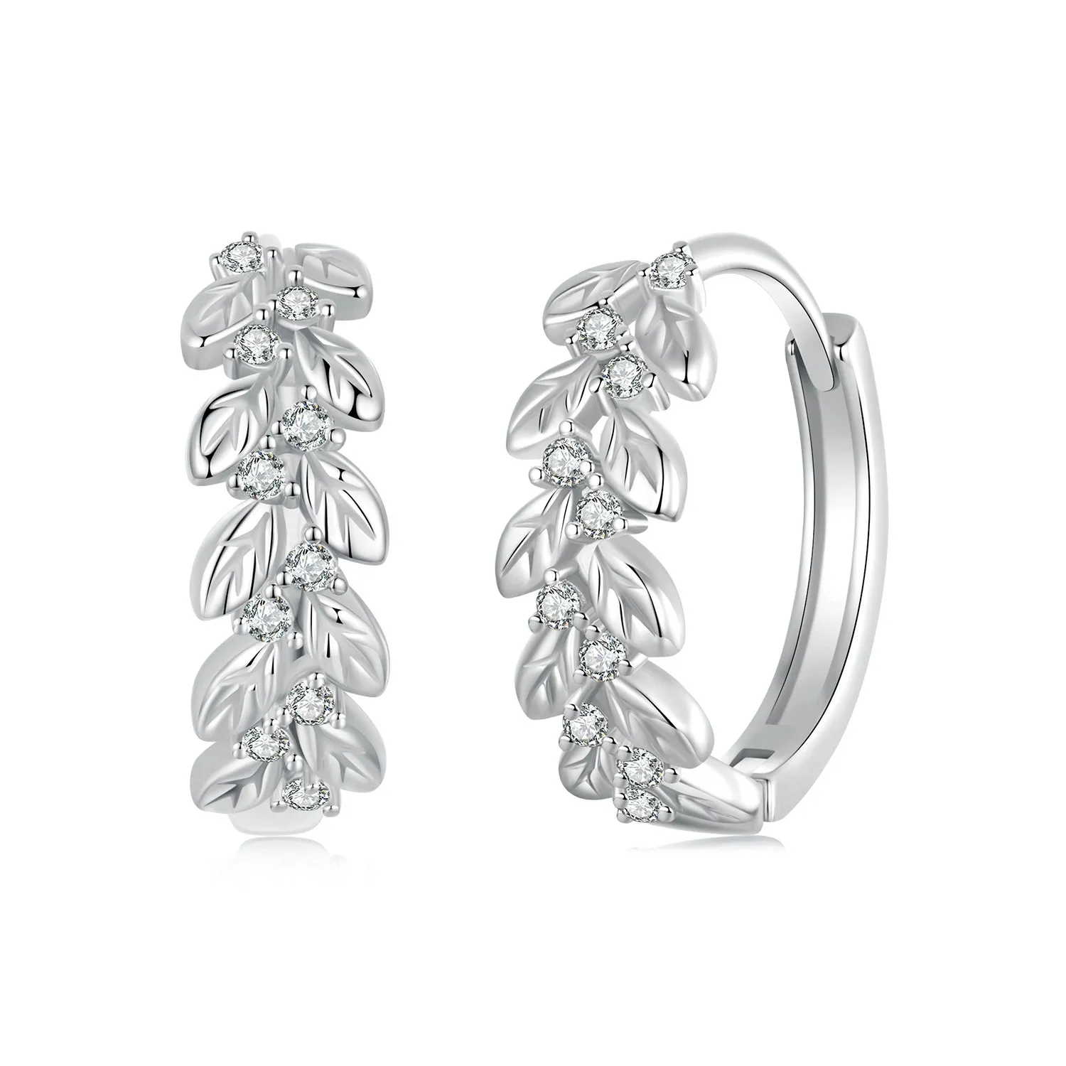 cercei pandora style leaf bse1086