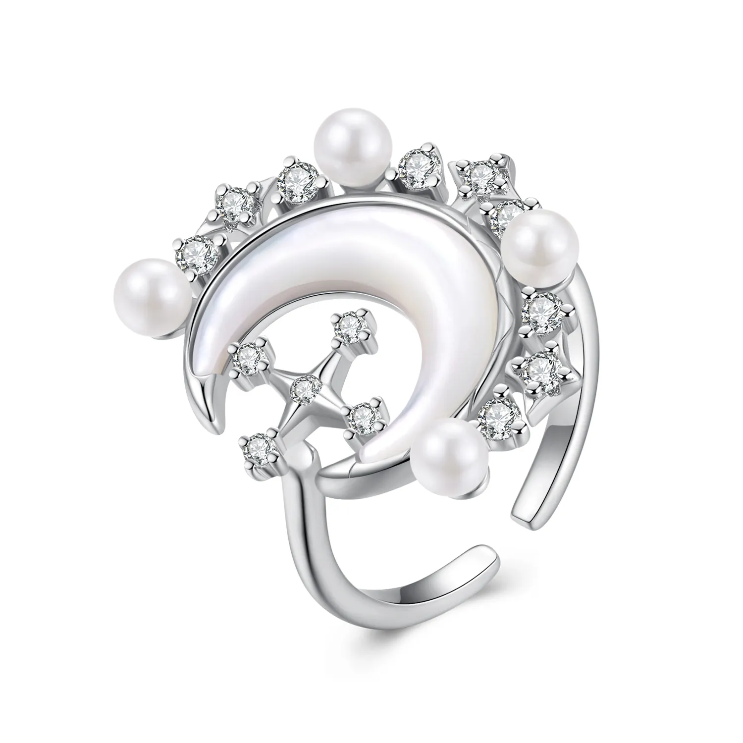inel crescent moon stil pandora yir243 e