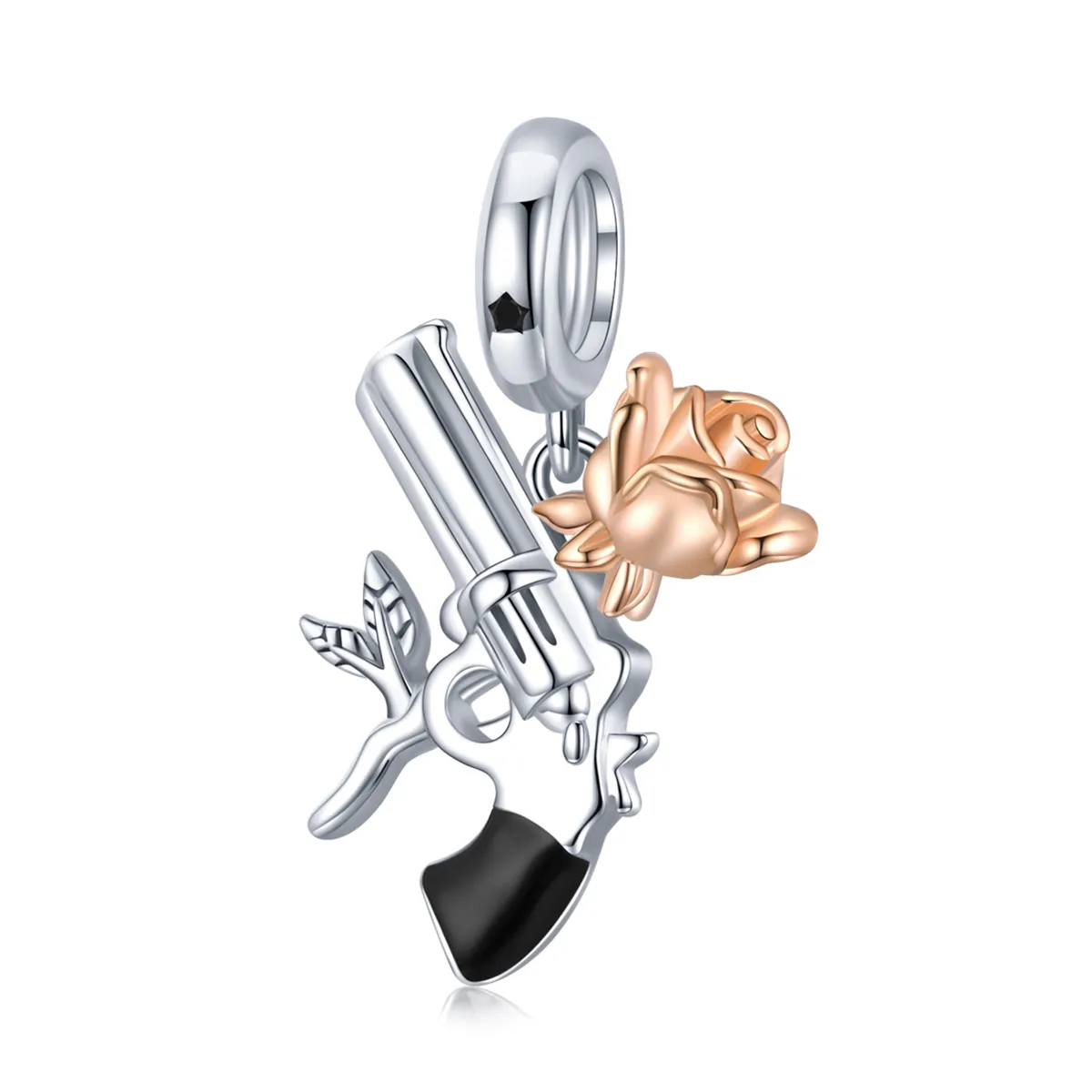 pistol trandafir stil pandora bsc470