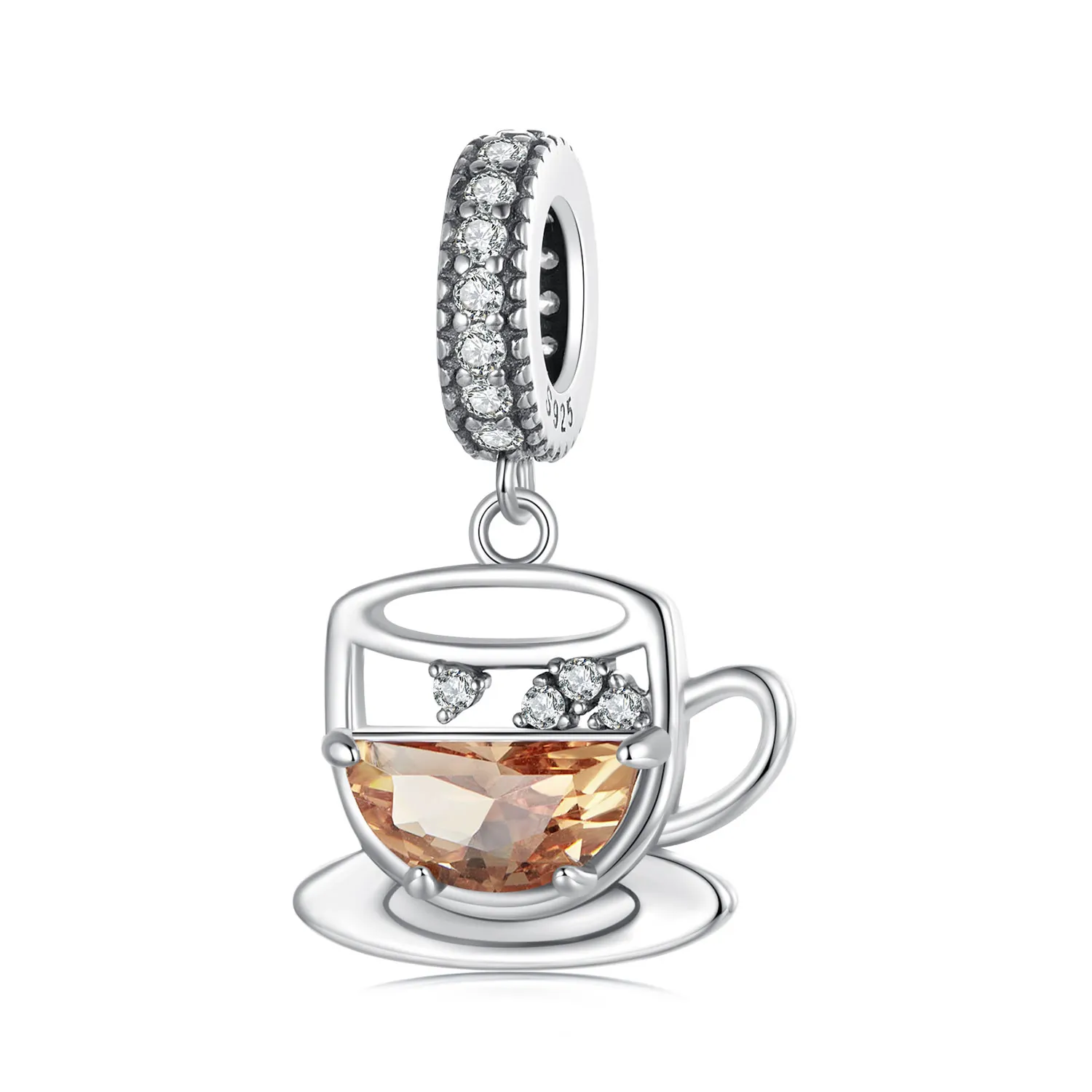 stil pandora interesant pandantiv cafea scc2842