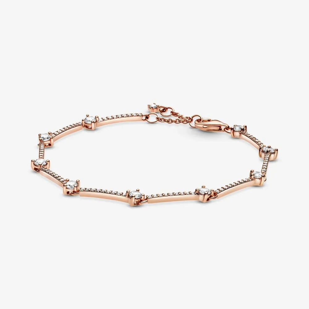 brățara pandora cu bare pavé strălucitoare 589217c01