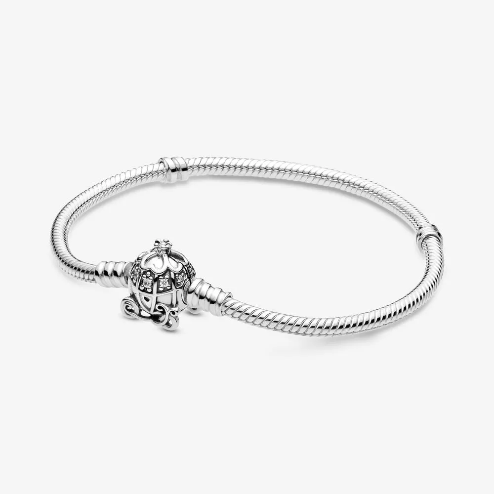 brățară pandora moments cu sistem de închidere cu trăsură în formă de dovleac din cenușăreasa de la disney 599190c01