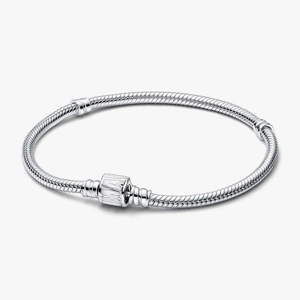 brățară tip lanț clasic cu închizătoare cu logo pandora moments de la marvel 592561c01