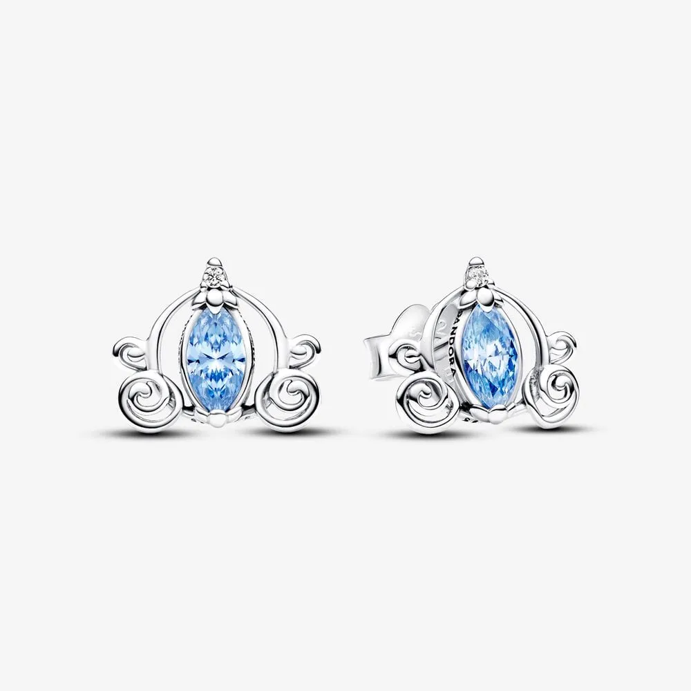 cercei pandora cu șurub disney cinderellas carriage 293060c01