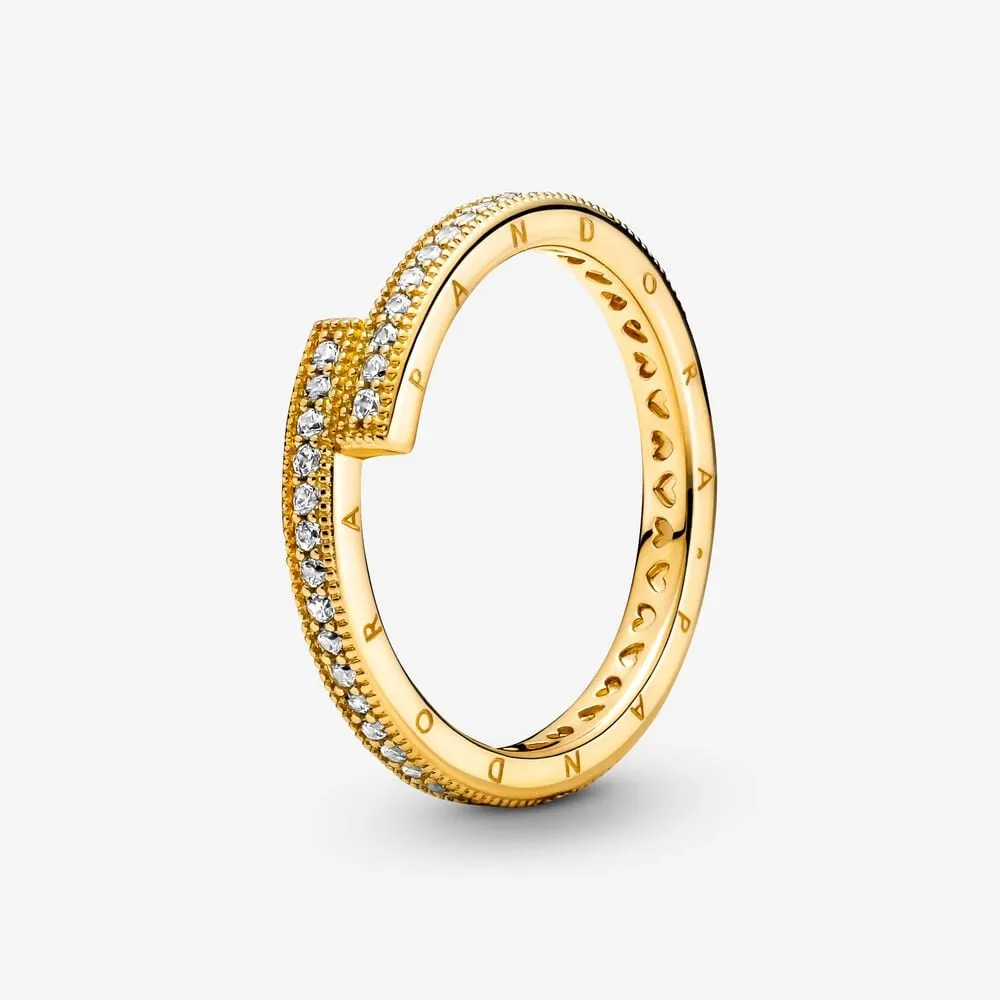 inel pandora cu model suprapus strălucitor 169491c01