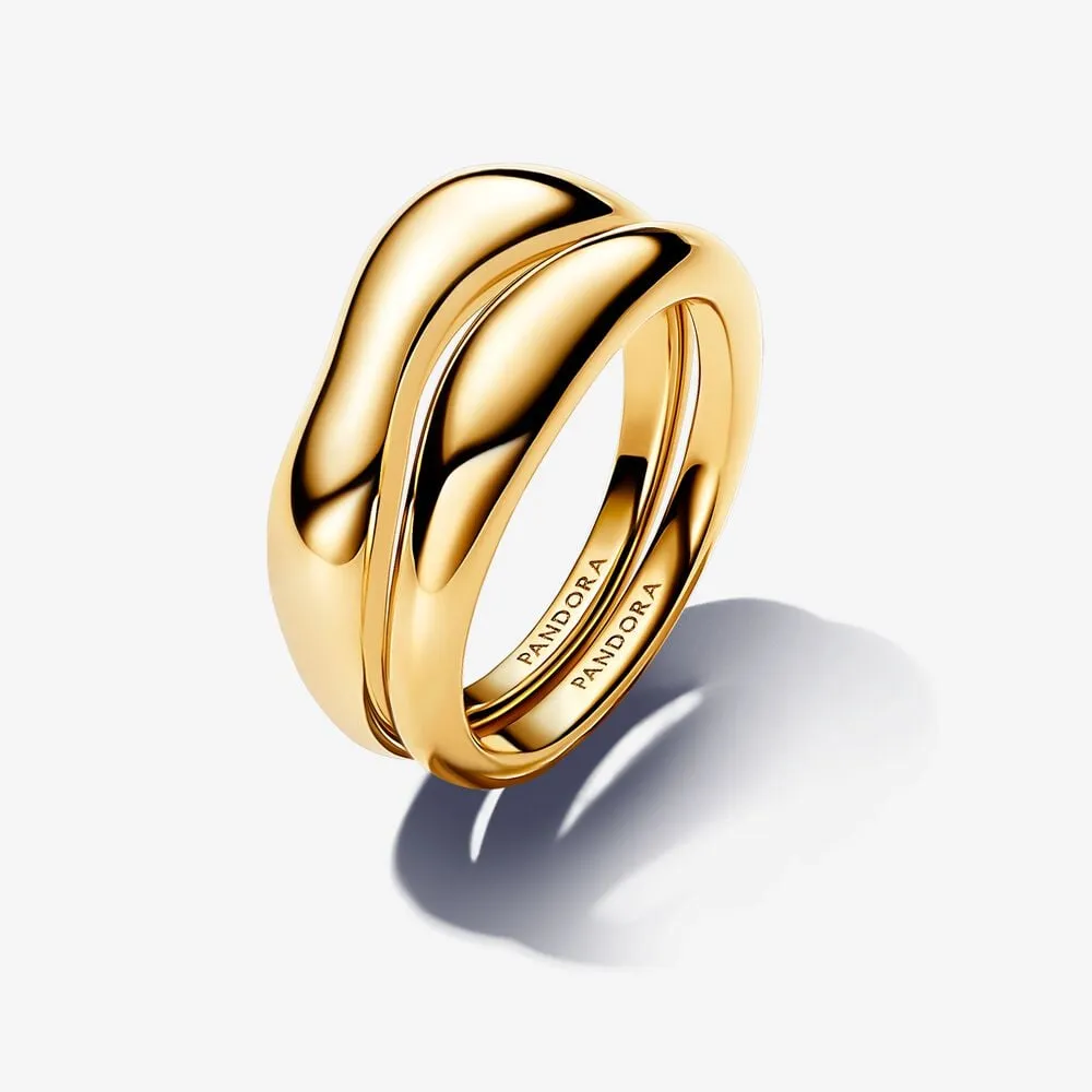 inel pandora suprapuse cu aspect organic 163264c00